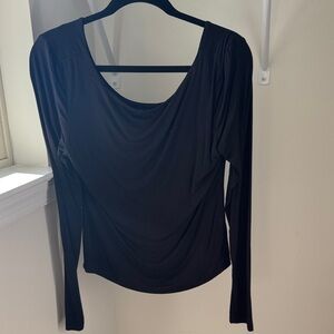 Final Touch Classic Black Long Sleeve Tee